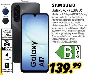 MEDIMAX SAMSUNG Galaxy A17 (128GB) Angebot