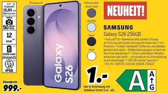 MEDIMAX SAMSUNG Galaxy S26 256GB Angebot