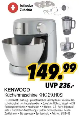 MEDIMAX KENWOOD Küchenmaschine KHC 29.HOSI Angebot