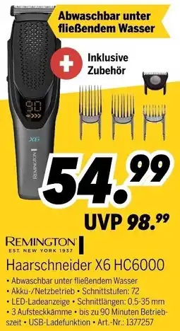 MEDIMAX REMINGTON Haarschneider X6 HC6000 Angebot