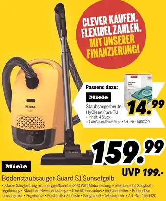 MEDIMAX Miele Bodenstaubsauger Guard S1 Sunsetgelb Angebot