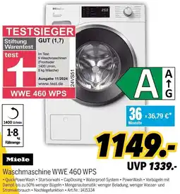 MEDIMAX Miele Waschmaschine WWE 460 WPS Angebot