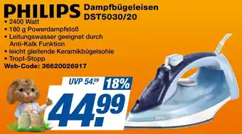 expert Techno Land PHILIPS Dampfbügeleisen DST5030/20 Angebot