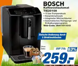 expert Techno Land BOSCH Kaffeevollautomat TIE20109 Angebot