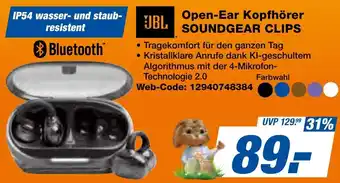 expert Techno Land JBL Open-Ear Kopfhörer SOUNDGEAR CLIPS Angebot
