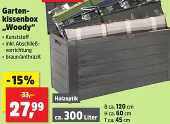 Thomas Philipps Gartenkissenbox ,,Woody" Angebot