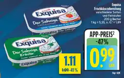 diska Exquisa Frischkäsezubereitung Angebot