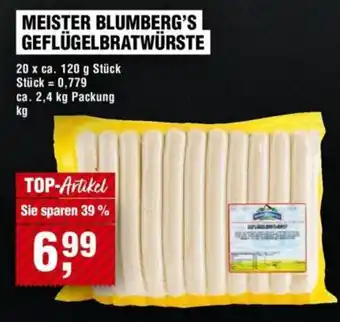 Handelshof MEISTER BLUMBERG'S GEFLÜGELBRATWÜRSTE Angebot