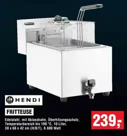 Handelshof HENDI FRITTEUSE Angebot