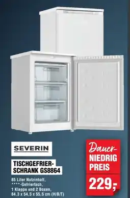 Handelshof SEVERIN TISCHGEFRIER- SCHRANK GS8864 Angebot