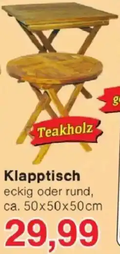 Jawoll Klapptisch Angebot