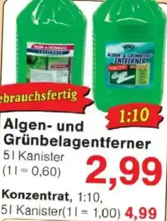 Jawoll Algen und Grünbelagentferner Angebot
