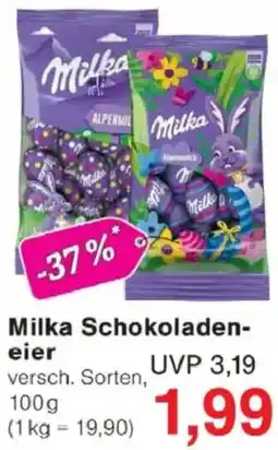 Jawoll Milka Schokoladeneier Angebot