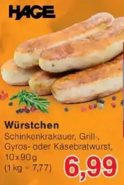 Jawoll HAGE Würstchen Angebot