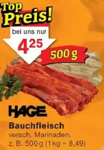 Jawoll HAGE Bauchfleisch Angebot