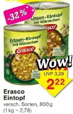 Jawoll Erasco Eintopf Angebot