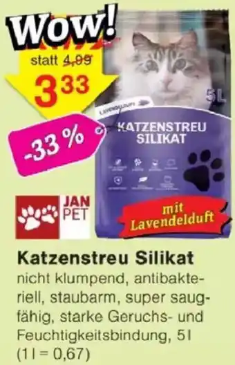 Jawoll Katzenstreu Silikat Angebot