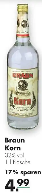 Handelshof Braun Korn 1L Angebot