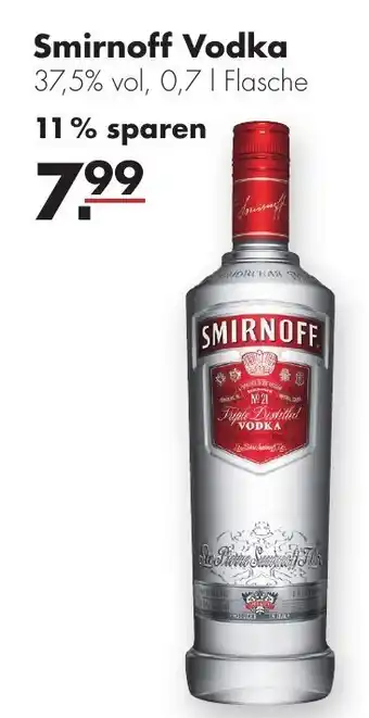 Handelshof Smirnoff Vodka 0,7L Angebot