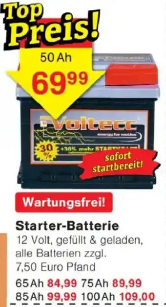 Jawoll Starter-Batterie Angebot