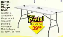 Jawoll Buffet Party Klapptisch Angebot