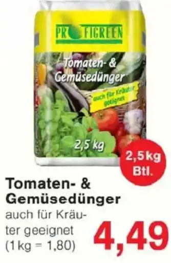 Jawoll Tomaten & Gemüsedünger Angebot