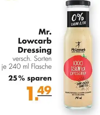 Handelshof Mr. Lowcarb Dressing 240ml Angebot