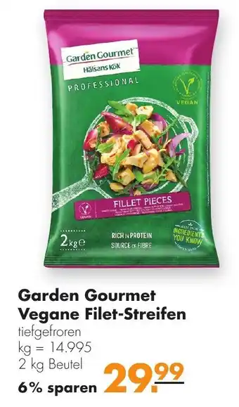 Handelshof Garden Gourmet Vegane Filet Streifen 2kg Beutel Angebot