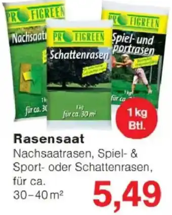 Jawoll PROFIGREEN Rasensaat Angebot