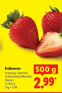 Lidl Erdbeeren Angebot