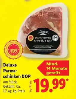 Lidl Deluxe Parmaschinken DOP Angebot