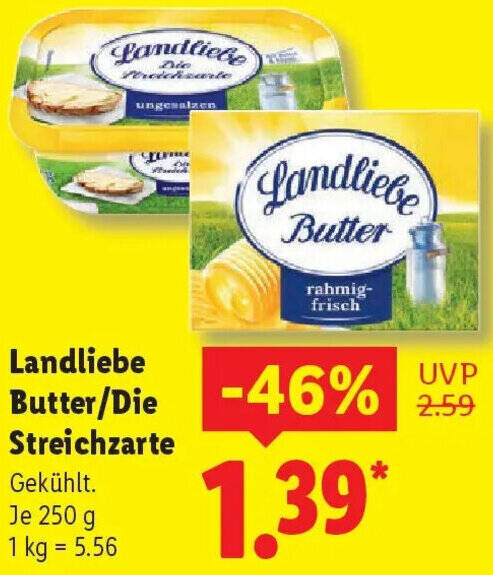 Landliebe Butter Im Angebot