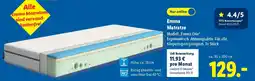 Lidl Emma Matratze Angebot