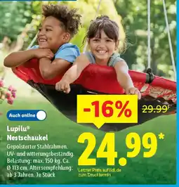 Lidl Lupilu Nestschaukel Angebot