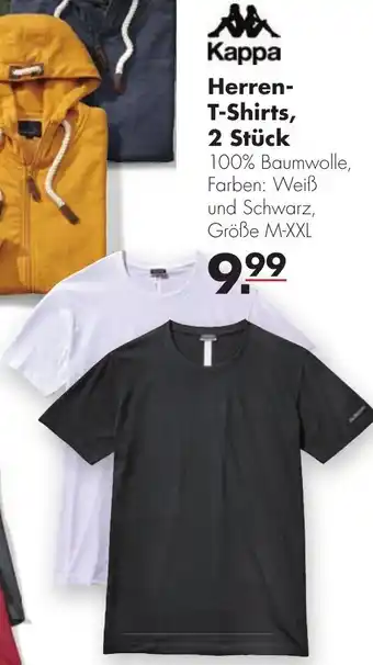 Handelshof Kappa Herren T-Shirts, 2 Stück Angebot