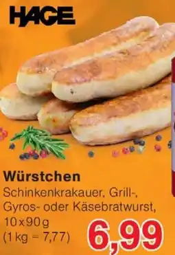 Wiglo Wunderland HAGE Würstchen Angebot