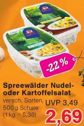 Wiglo Wunderland Spreewälder Nudel oder Kartoffelsalat Angebot