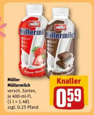 REWE MÜLLER Müllermilch Angebot