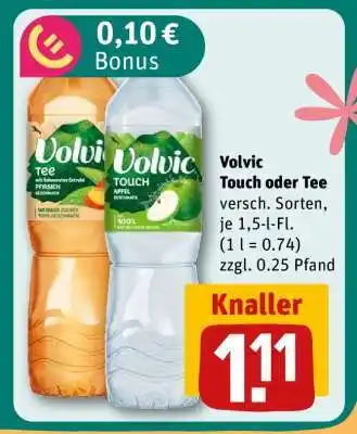 REWE VOLVIC Touch oder Tee Angebot