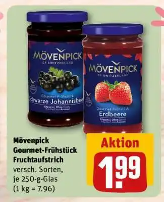 REWE MÖVENPICK Gourmet-Frühstück Fruchtaufstrich Angebot