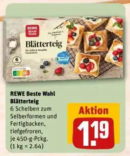 REWE REWE Beste Wahl Blätterteig Angebot