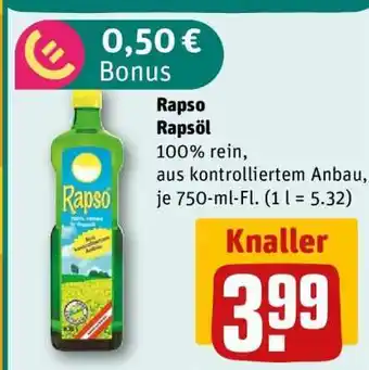 REWE Rapso Rapsöl Angebot