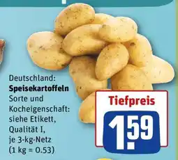 REWE Speisekartoffeln Angebot