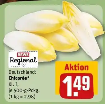REWE Chicorée Angebot