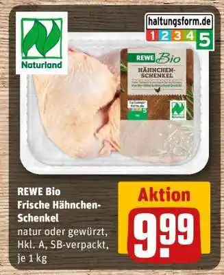 REWE REWE Bio Frische Hähnchen-Schenkel Angebot