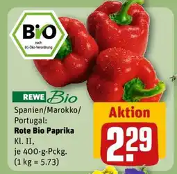 REWE Rote Bio Paprika Angebot