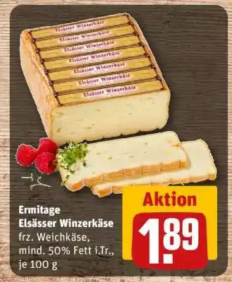 REWE Ermitage Elsässer Winzerkäse Angebot