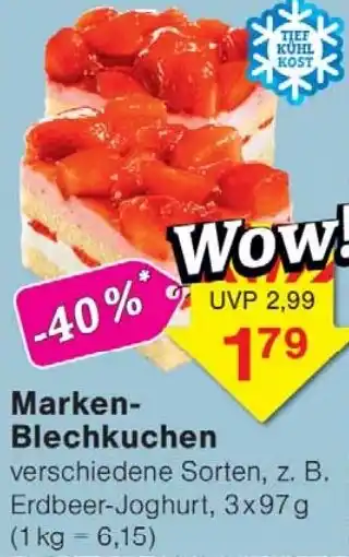 Wiglo Wunderland Marken Blechkuchen Angebot