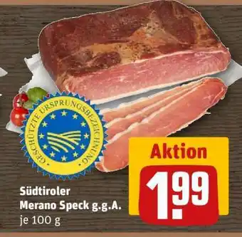 REWE Südtiroler Merano Speck g.g.A Angebot