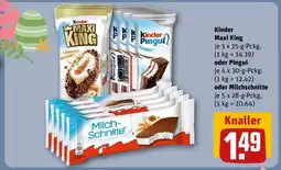 REWE Kinder Maxi King Angebot